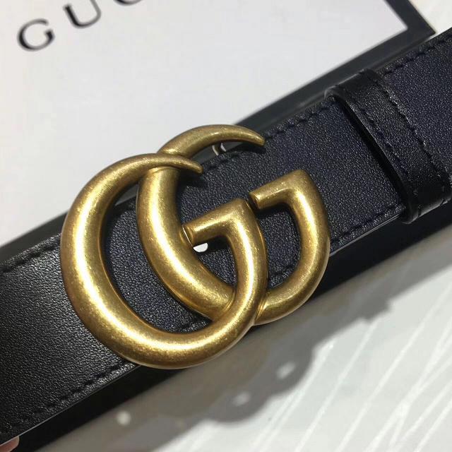 2017 GG top quality leather belt G001 black