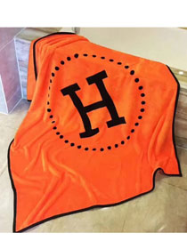 2018 hermes top quality blanket H136 orange