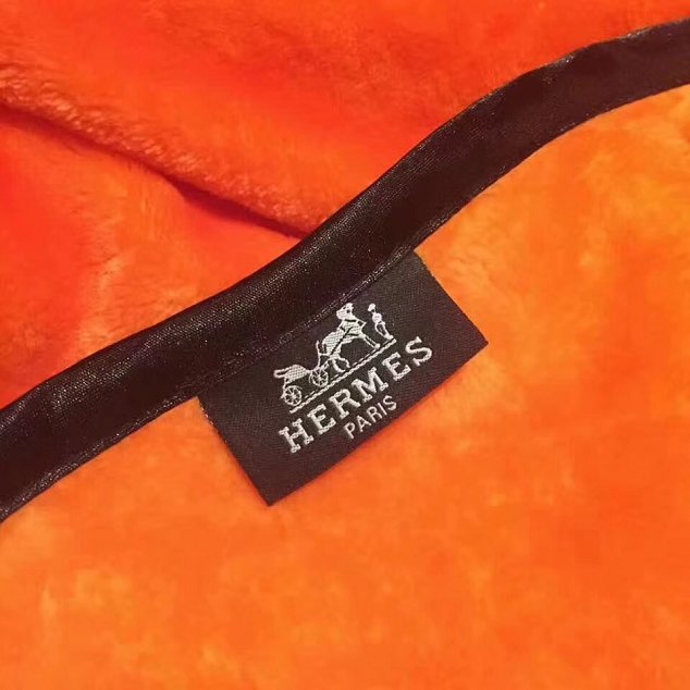 2018 hermes top quality blanket H136 orange