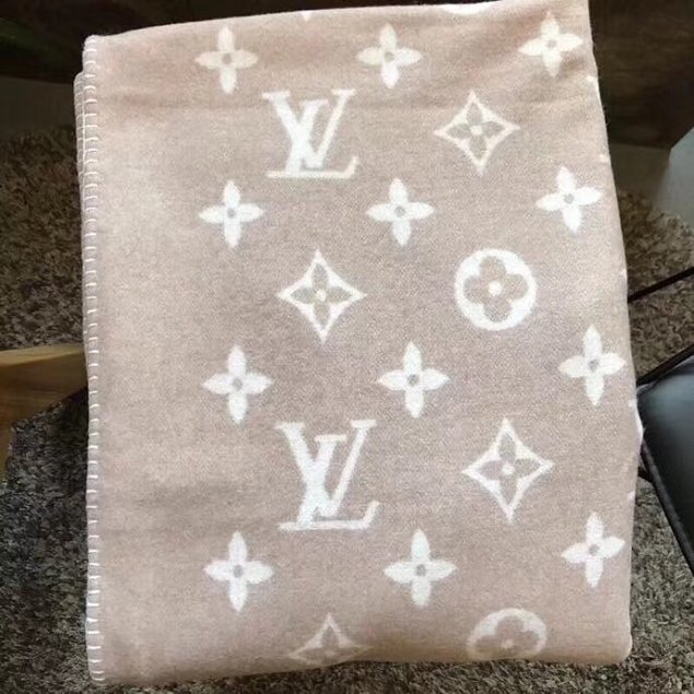 2018 louis vuitton top quality blanket L285 apricot