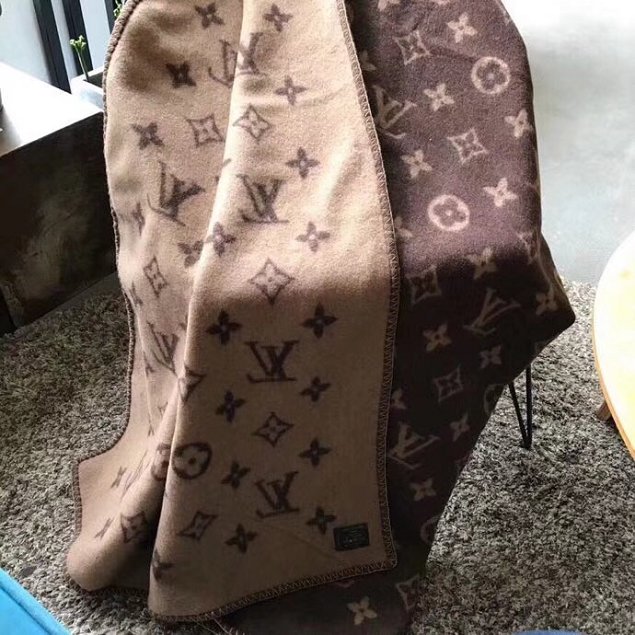 2018 louis vuitton top quality blanket L285 brown