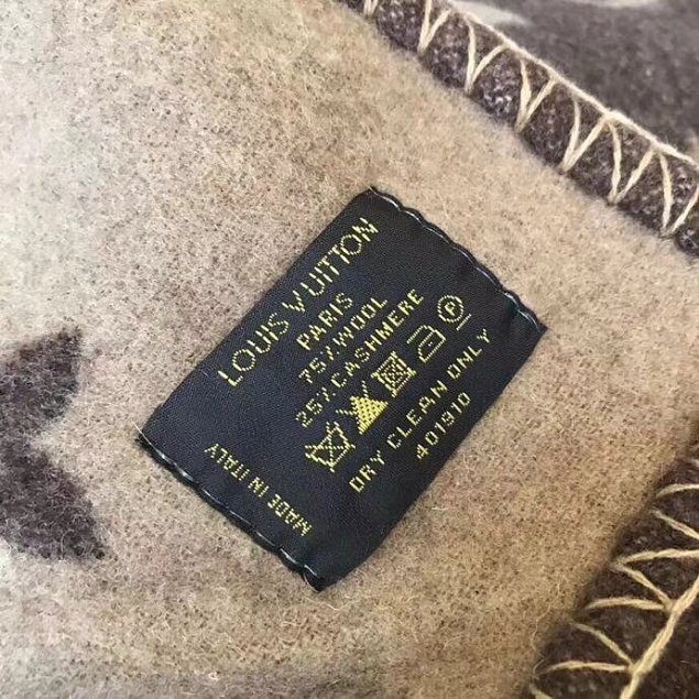 2018 louis vuitton top quality blanket L285 brown