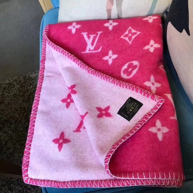 2018 louis vuitton top quality blanket L285 rose red