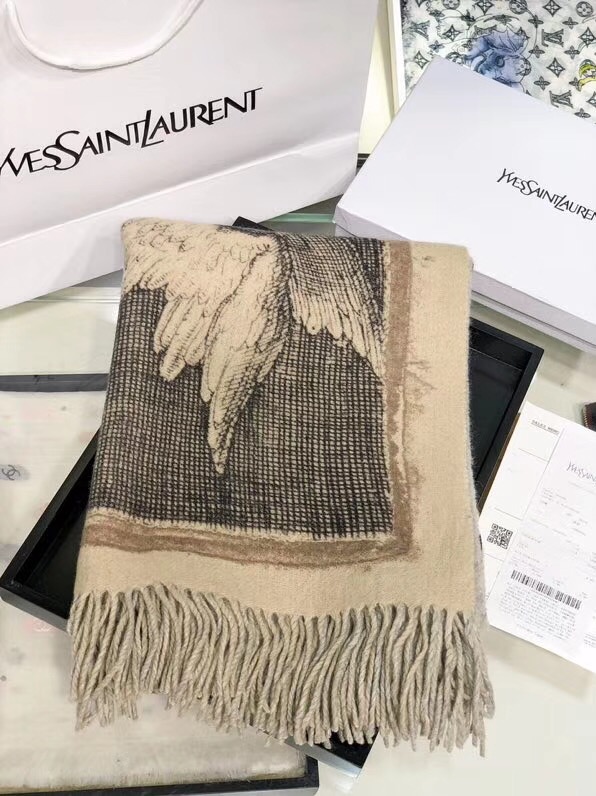 2019 YSL top quality blanket Y0001 apricot