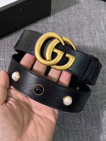GG original calfskin belt 35mm 223891 black 