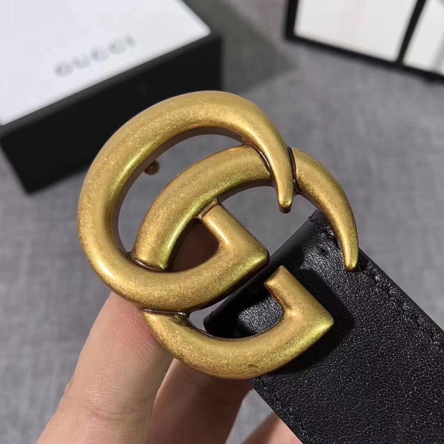 GG original calfskin belt 35mm 223891 black 