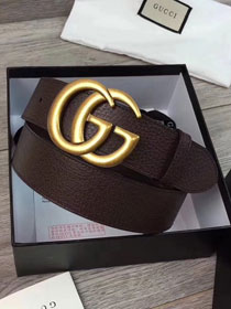 GG original calfskin belt 40mm 114984 dark coffee