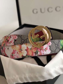 GG original blooms canvas belt 37mm 370543 red