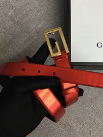 GG original calfskin belt with G buckle 523305 brown