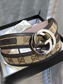 GG original canvas supreme belt 114876 coffee