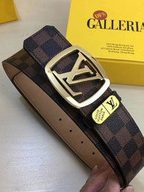 Louis vuitton original damier ebene 40mm belt M9237Q 