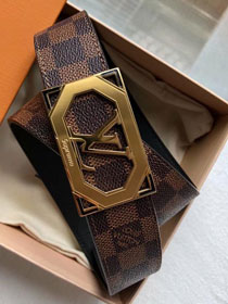 Louis vuitton original damier ebene 35mm belt M9166