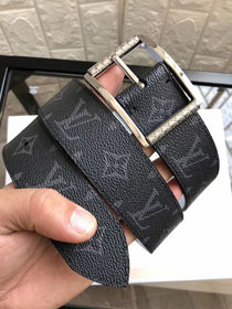 Louis vuitton original monogram reverso reversible 40mm belt M0040Q black