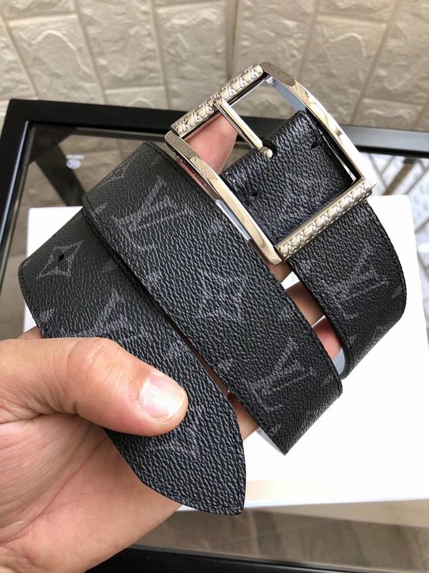 Louis vuitton original monogram reverso reversible 40mm belt M0040Q black