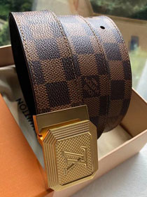 Louis vuitton original damier ebene 35mm belt M9154