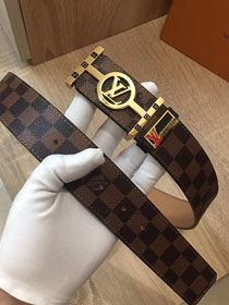 Louis vuitton original damier ebene 38mm belt M9875