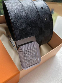 Louis vuitton original damier graphite 35mm belt M9216