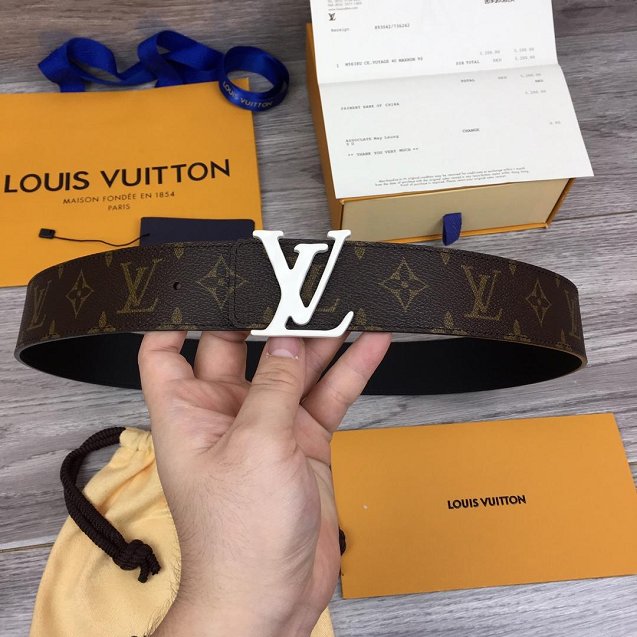 Louis vuitton original monogram 40mm belt MP126 