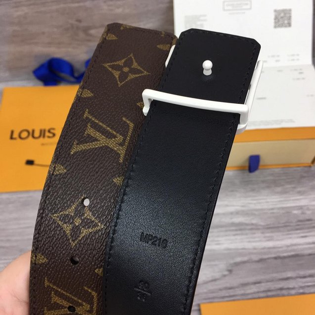 Louis vuitton original monogram 40mm belt MP126 