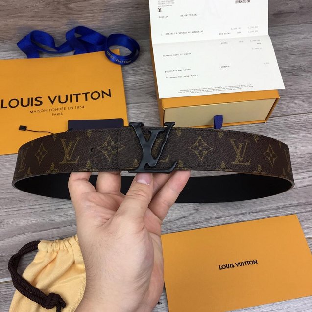 Louis vuitton original monogram 40mm belt MP126 