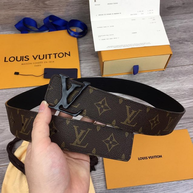 Louis vuitton original monogram 40mm belt MP126 