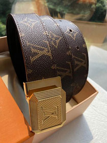 Louis vuitton original monogram canvas 35mm belt M9164