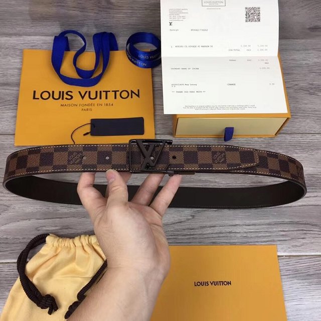 Louis vuitton original daimer ebnene city 35mm reversible belt M0029Q