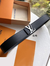 Louis vuitton original epi leather 40mm belt M9229 black