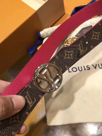 Louis vuitton original original monogram circle 35mm reversible belt M0056W