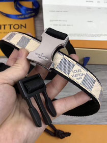 Louis vuitton original damier azur 30mm belt M0016 