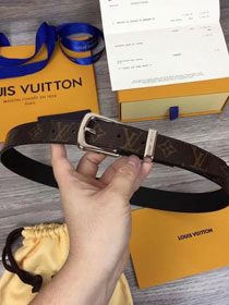 Louis vuitton original monogram 30mm belt MP056 