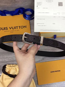 Louis vuitton original monogram eclipse 30mm belt MP057