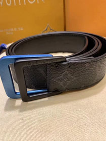 Louis vuitton original monogram eclipse 40mm belt m0136 blue