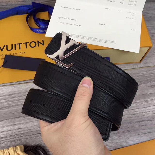 Louis vuitton original calfskin 40mm belt m9911 black