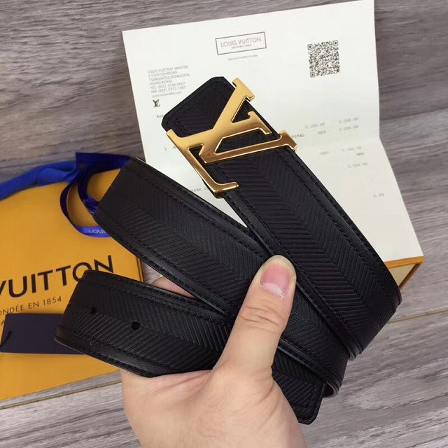 Louis vuitton original calfskin 40mm belt m9911 black