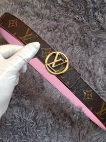 Louis vuitton original calfskin circle 35mm belt M0118V