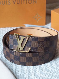 Louis vuitton original damier ebene 40mm belt m9606