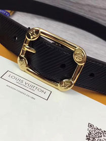 Louis vuitton original monogram canvas malletier 25mm belt M9941V