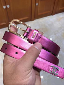 CC original calfskin 20mm belt AA0557 purple