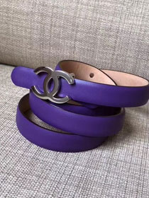 CC original calfskin belt A0535 purple