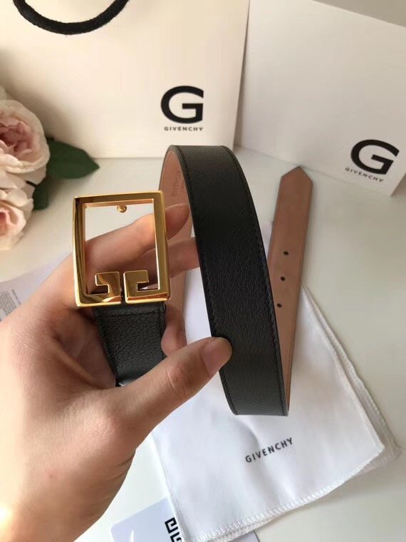 Givenchy original calfskin belt 30mm G0001 black 