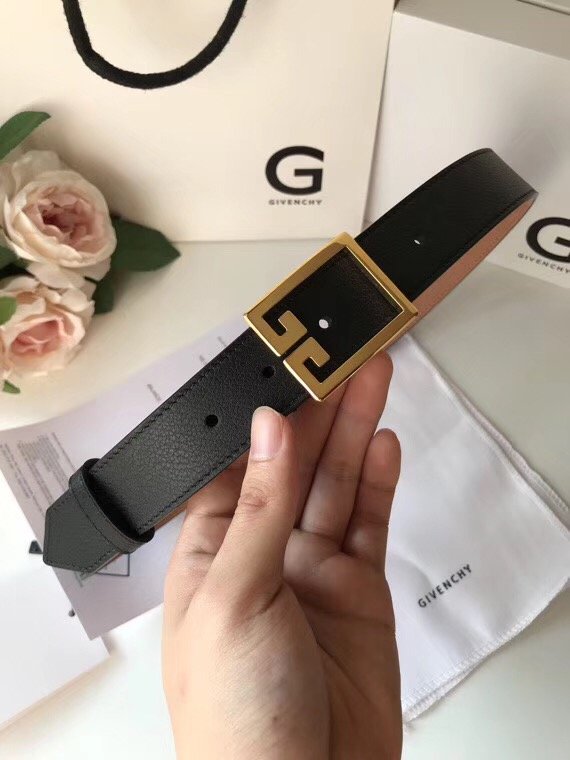 Givenchy original calfskin belt 30mm G0001 black 