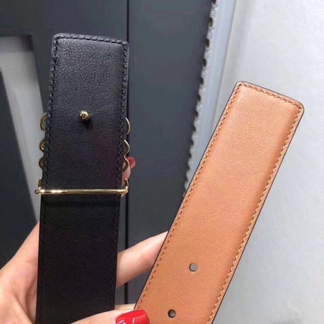 Loewe original calfskin belt 40mm LW0002 coffee