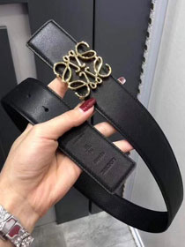 Loewe original calfskin belt 40mm LW0002 black