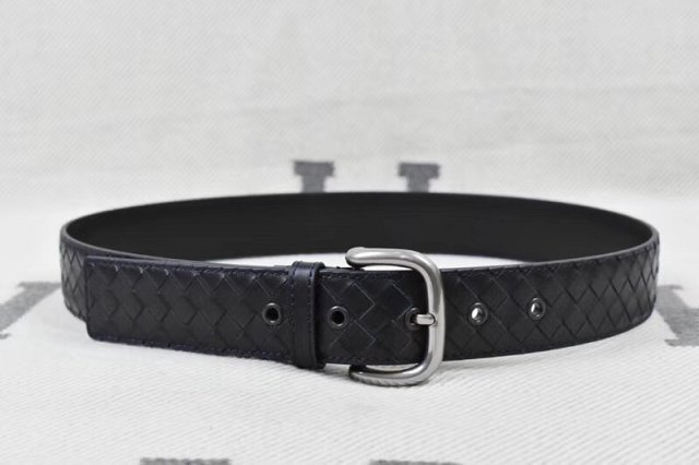 BV original calfskin 40mm belt V0002 navy blue