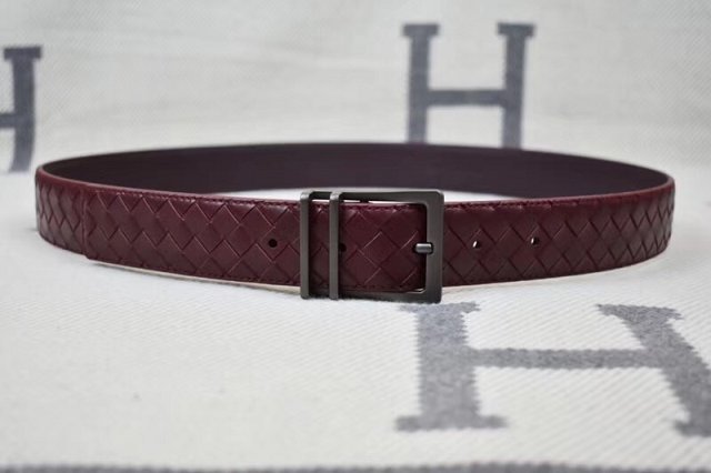 BV original calfskin 40mm belt V0002 wine red