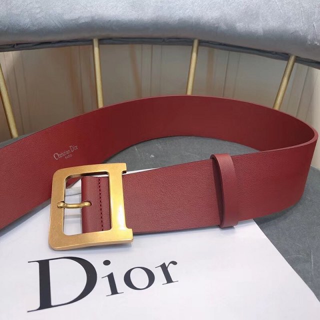 Dior original calfskin 50mm belt DR0003 bordeaux