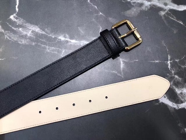 Fendi original calfskin belt 38mm FD0007 black&red