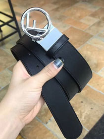 Fendi original calfskin belt 35mm FD0006 black