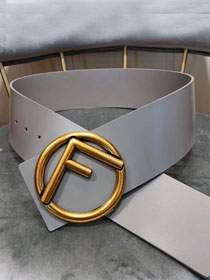 Fendi original calfskin belt 70mm FD0004 white